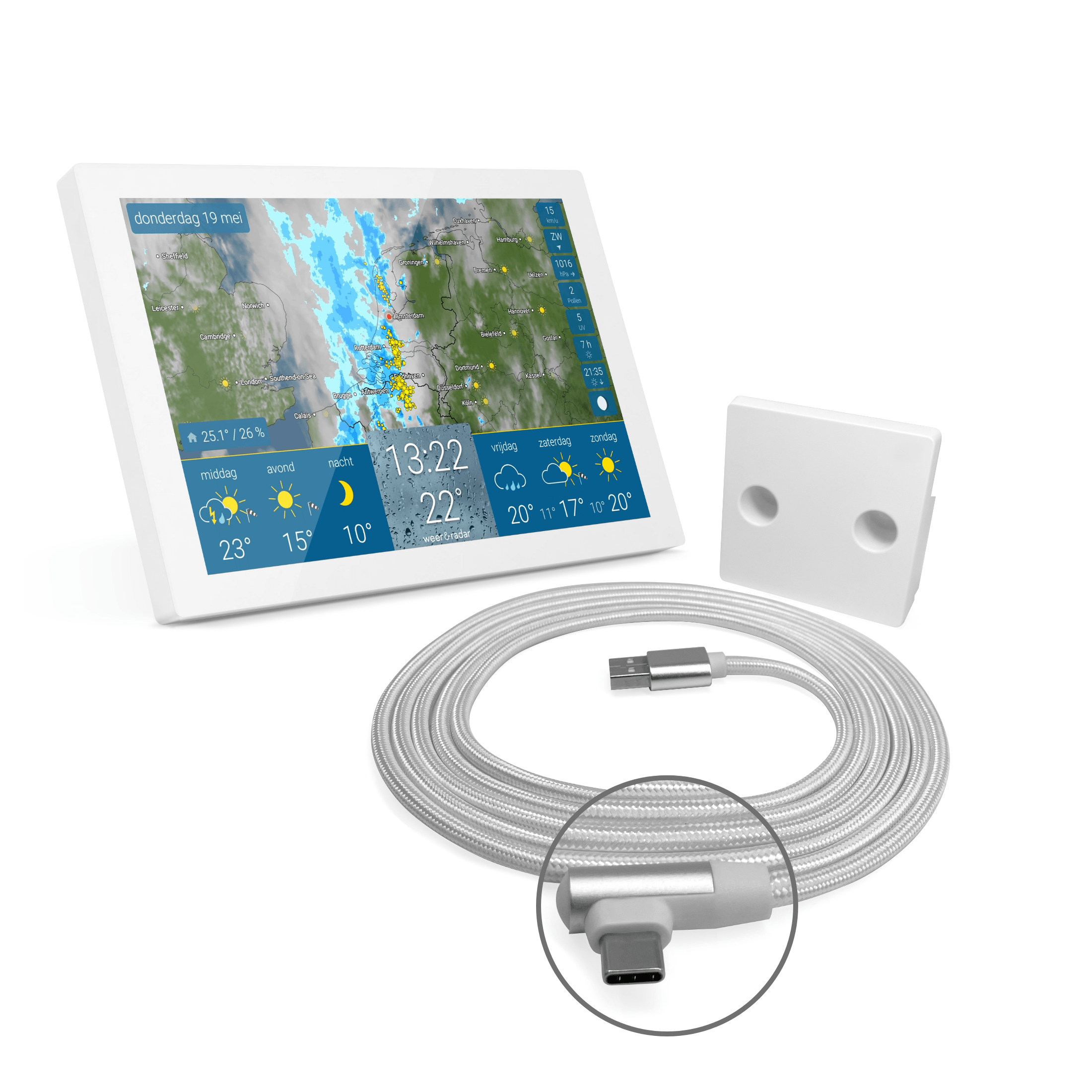 Wandmontageset voor weer & radar home