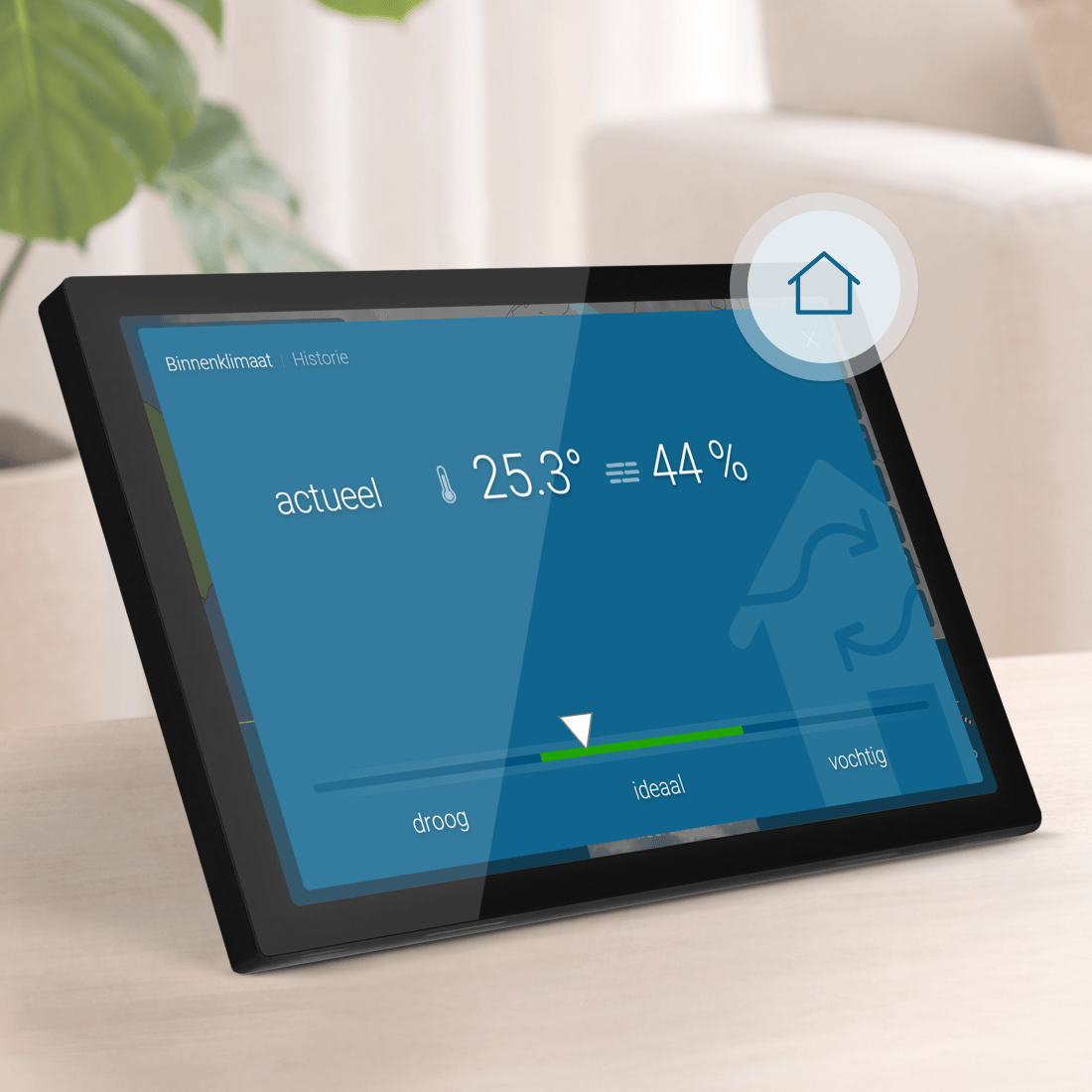 weer & radar home 4 (Zwart)