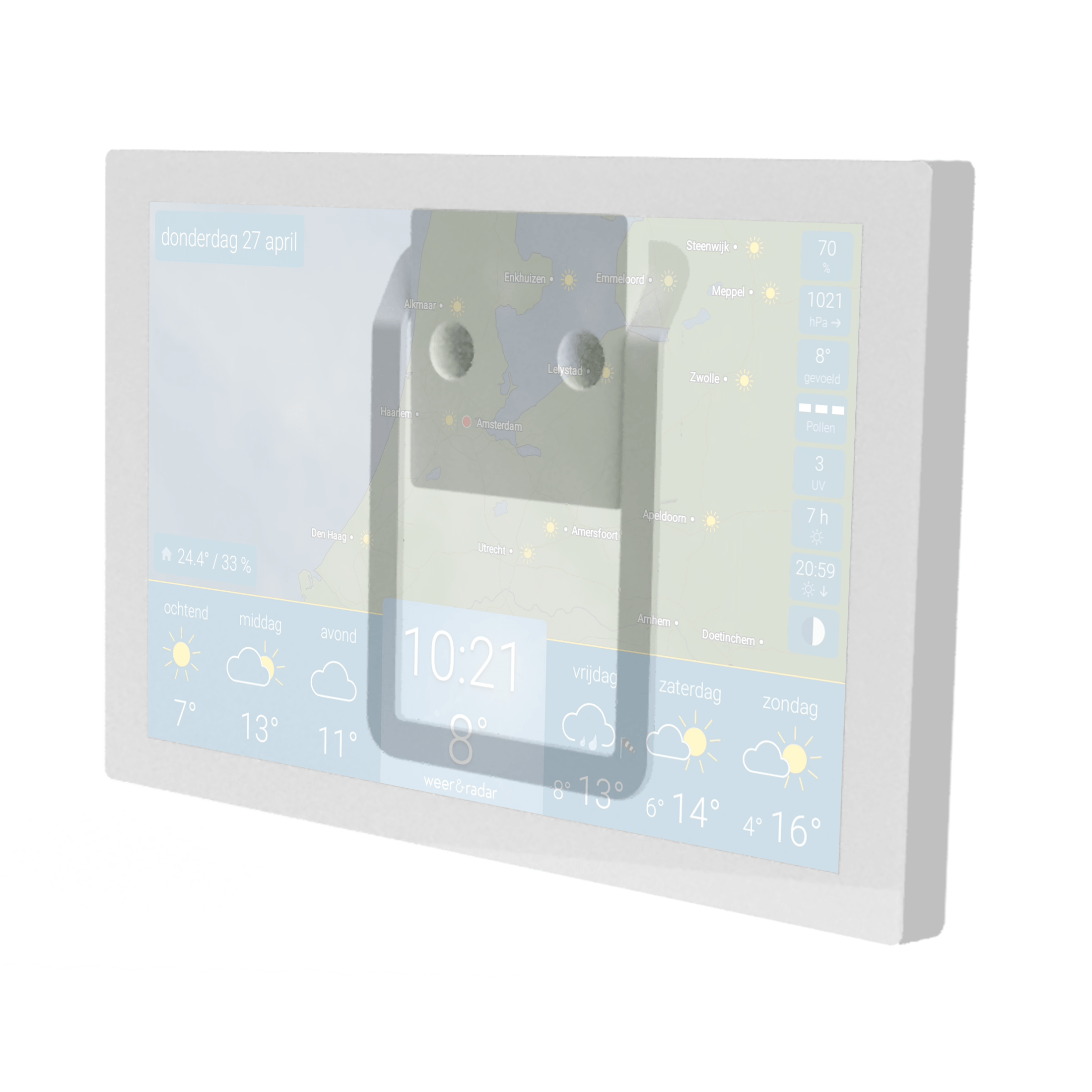 Wandmontageset voor weer & radar home